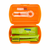 Curaprox Travel Set Ortho Pomarańczowy - zestaw podróżny ortodontyczny