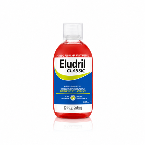 ELUDRIL CLASSIC Płyn do płukania jamy ustnej 200ml
