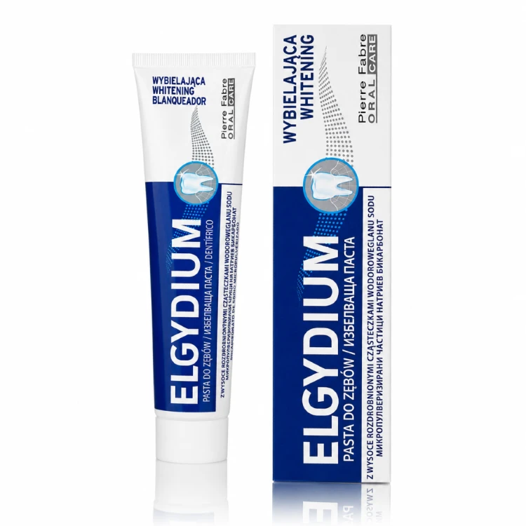 ELGYDIUM WHITENING Wybialająca pasta do zębów 75ml