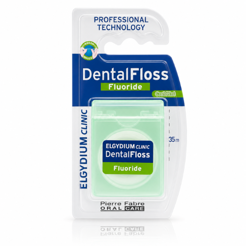 ELGYDIUM DENTAL FLOSS FLUOR Nić dentystyczna z fluorem 35m