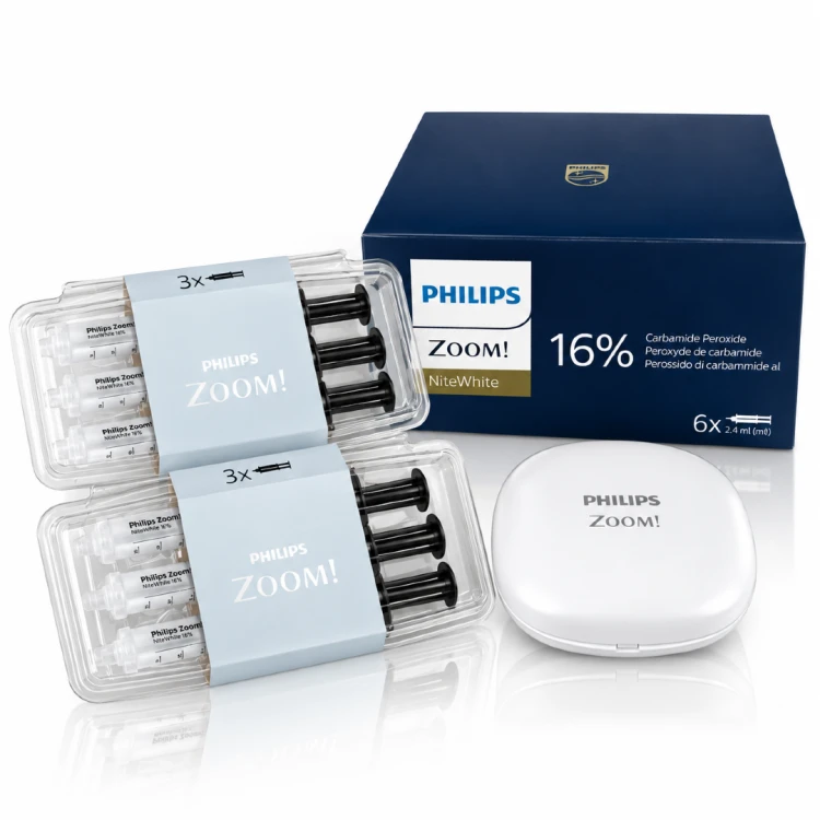 Zestaw wybielający Philips Zoom NiteWhite 16% Carbamide Peroxide 6x 2,4ml