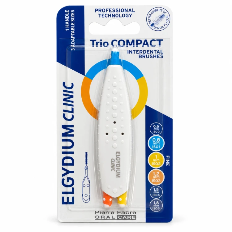 Opakowanie szczoteczek międzyzębowych Elgydium Clinic TRIO Compact